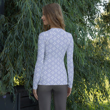 Load image into Gallery viewer, PURPLE DIAMONDS Women's Rash Guard