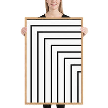 Load image into Gallery viewer, MODERN LINEAR Framed Art