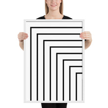 Load image into Gallery viewer, MODERN LINEAR Framed Art