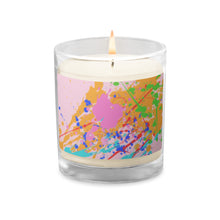 Load image into Gallery viewer, ART Glass jar soy wax candle