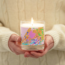 Load image into Gallery viewer, ART Glass jar soy wax candle