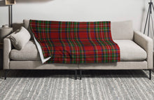 Load image into Gallery viewer, RED TARTAN Throw