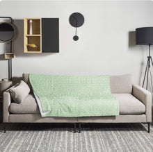 Load image into Gallery viewer, GEO GREEN Throw Blanket