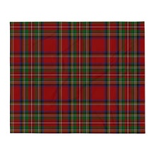 Load image into Gallery viewer, RED TARTAN Throw