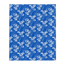 Load image into Gallery viewer, COASTAL Royal Blue Throw Blanket