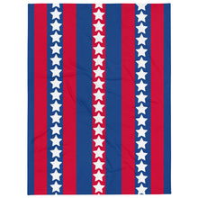 Load image into Gallery viewer, STARS AND STRIPES Throw Blanket