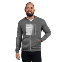Load image into Gallery viewer, BARS & STRIPES Unisex zip hoodie