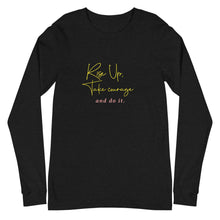Load image into Gallery viewer, RISE UP Unisex Long Sleeve Tee