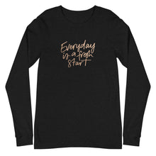 Load image into Gallery viewer, FRESH START Unisex Long Sleeve Tee
