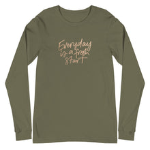 Load image into Gallery viewer, FRESH START Unisex Long Sleeve Tee