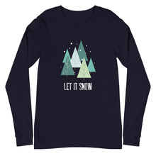 Load image into Gallery viewer, LET IT SNOW Unisex Long Sleeve Tee