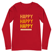 Load image into Gallery viewer, HAPPY Unisex Long Sleeve Tee