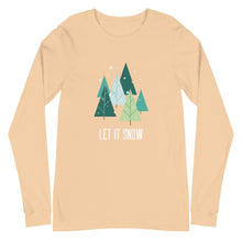 Load image into Gallery viewer, LET IT SNOW Unisex Long Sleeve Tee
