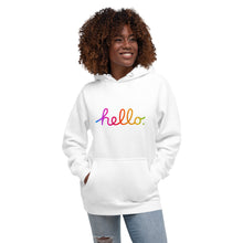 Load image into Gallery viewer, HELLO Unisex Hoodie