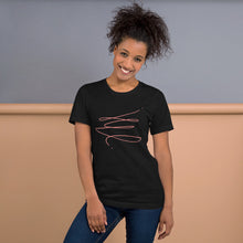 Load image into Gallery viewer, MODERN ART RED SWIRL Short-Sleeve Unisex T-Shirt