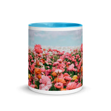 Load image into Gallery viewer, FLOWER FIELDS Mug with Color Inside