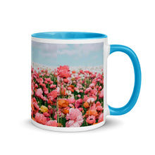Load image into Gallery viewer, FLOWER FIELDS Mug with Color Inside