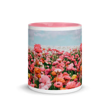 Load image into Gallery viewer, FLOWER FIELDS Mug with Color Inside