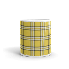 Load image into Gallery viewer, YELLOW TARTAN PLAID Mug