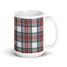 Load image into Gallery viewer, ROYAL WHITE TARTAN PLAID Mug