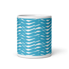 Load image into Gallery viewer, FLOWING LINES White glossy mug