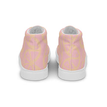 Load image into Gallery viewer, MANDARIN-PINK SUNRISE Women’s high top canvas shoes