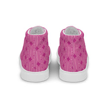 Load image into Gallery viewer, FUSCHIA Women’s high top canvas shoes