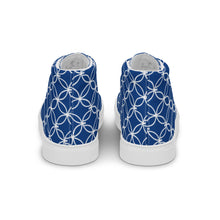 Load image into Gallery viewer, COBALT Women’s high top canvas shoes