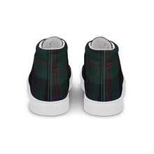 Load image into Gallery viewer, BLACKWATCH TARTAN PLAID Women’s high top canvas shoes