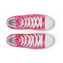 Load image into Gallery viewer, THE ROSE Women’s high top canvas shoes
