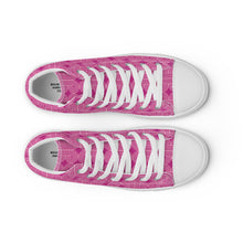 Load image into Gallery viewer, FUSCHIA Women’s high top canvas shoes