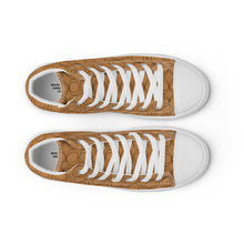 Load image into Gallery viewer, COGNAC Women’s high top canvas shoes