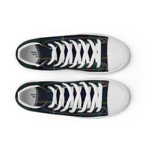 Load image into Gallery viewer, BLACKWATCH TARTAN PLAID Women’s high top canvas shoes