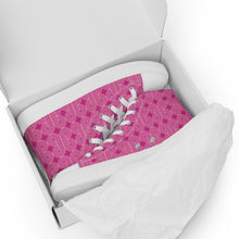 Load image into Gallery viewer, FUSCHIA Women’s high top canvas shoes