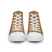 Load image into Gallery viewer, COGNAC Women’s high top canvas shoes