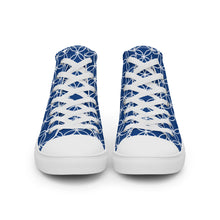 Load image into Gallery viewer, COBALT Women’s high top canvas shoes