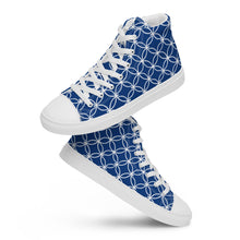 Load image into Gallery viewer, COBALT Women’s high top canvas shoes