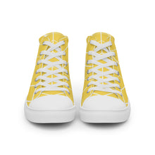 Load image into Gallery viewer, MODERN LINES Women’s high top canvas shoes