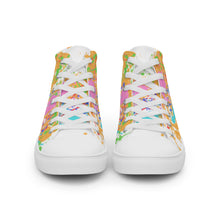 Load image into Gallery viewer, VIBE Women’s high top canvas shoes