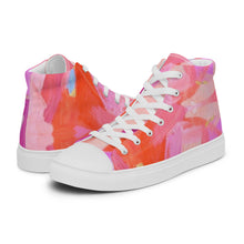 Load image into Gallery viewer, MODERN Women’s high top canvas shoes