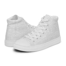Load image into Gallery viewer, PUZZLE Women’s high top canvas shoes