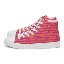 Load image into Gallery viewer, MODERN Women’s high top canvas shoes