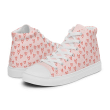 Load image into Gallery viewer, ALL HEART Women’s high top canvas shoes