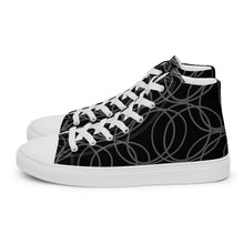 Load image into Gallery viewer, Women’s high top canvas shoes