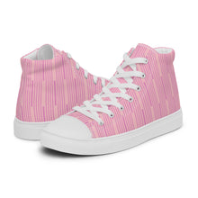 Load image into Gallery viewer, PINK SUNRISE Women’s high top canvas shoes