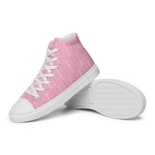 Load image into Gallery viewer, PINK SUNRISE Women’s high top canvas shoes