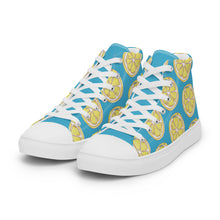 Load image into Gallery viewer, LEMON Women’s high top canvas shoes