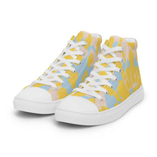 Load image into Gallery viewer, BRIGHT MORNING Women’s high top canvas shoes