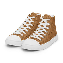 Load image into Gallery viewer, COGNAC Women’s high top canvas shoes