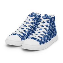 Load image into Gallery viewer, COBALT Women’s high top canvas shoes